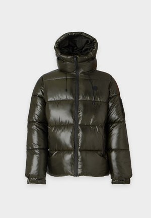 Pier One by Zalando, SHINY PUFFER WINTER JACKET - Зимно яке - khaki