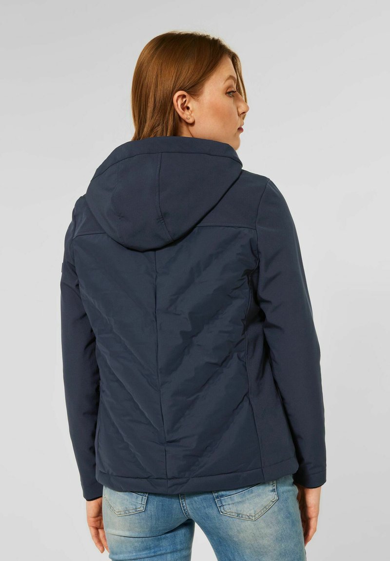 Damen Leichte Jacken | Cecil Übergangsjacke blau/dunkelblau - JN64513 Damen Leichte Jacken | Cecil Übergangsjacke blau/dunkelblau - JN64513