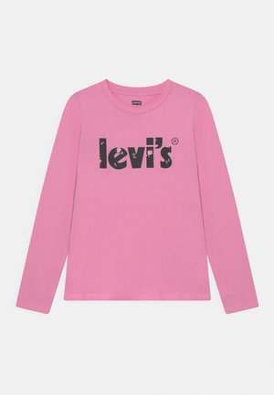 POSTER LOGO TEE - Top s dlouhým rukávem - begonia pink