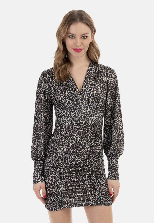 LANGARMK - Etuikleid - beige