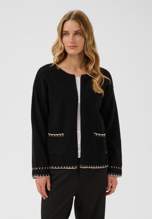 Cream, CRONIE - Gilet - pitch black string