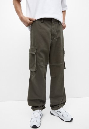 Pantalon cargo - khaki