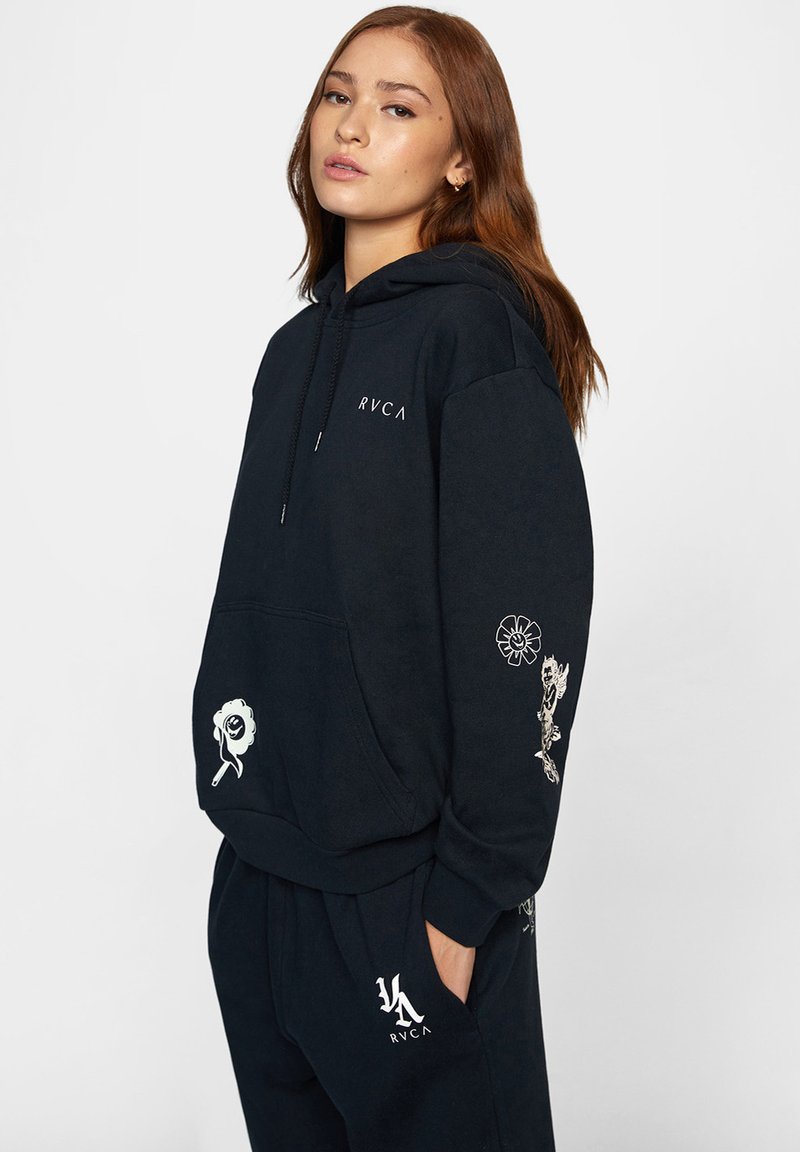 Damen Sweatshirts | RVCA MASH UP Kapuzenpullover black/schwarz - QH24843 Damen Sweatshirts | RVCA MASH UP Kapuzenpullover black/schwarz - QH24843