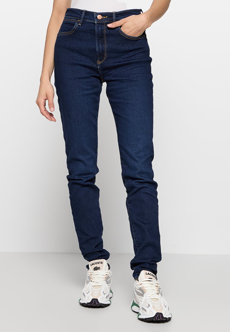 Wrangler Jeans Skinny Fit donkerblauw