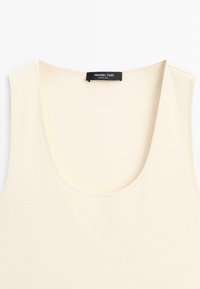 Massimo Dutti Jurk - light yellow