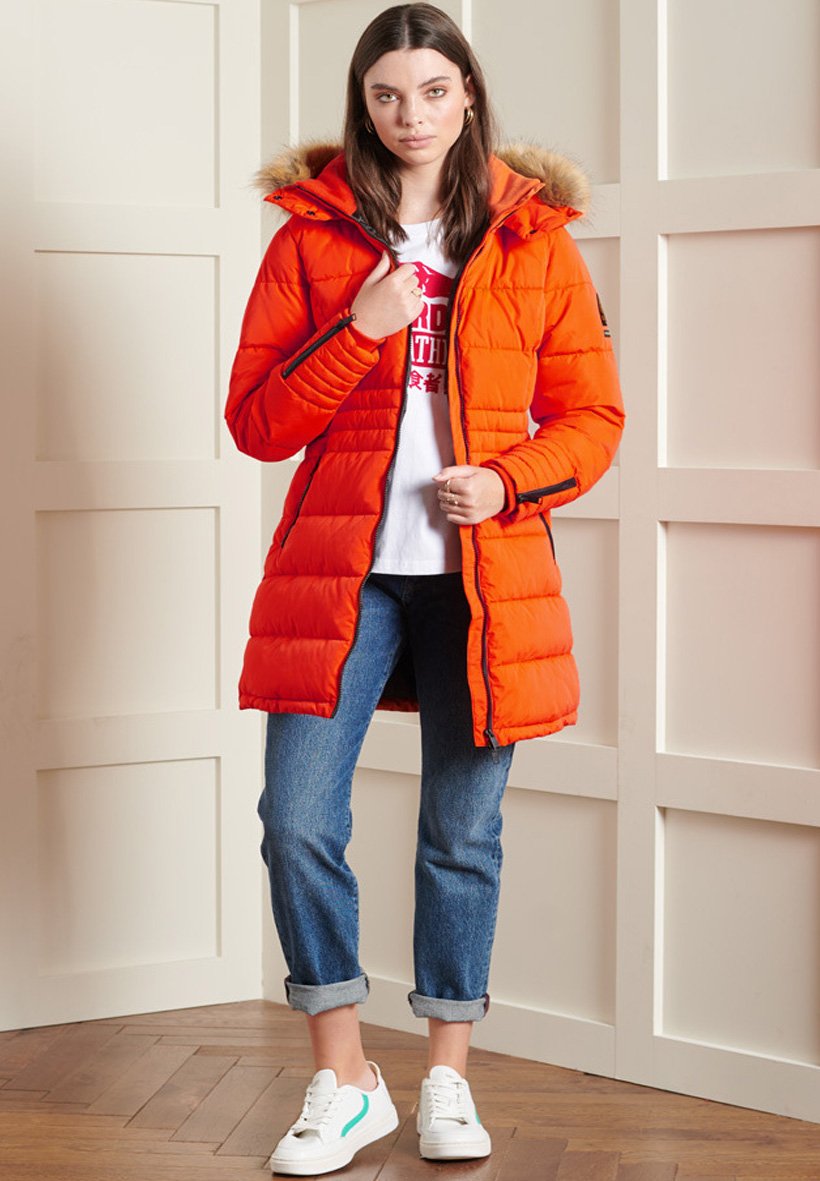 Superdry KUMANO - Winter coat - flame 