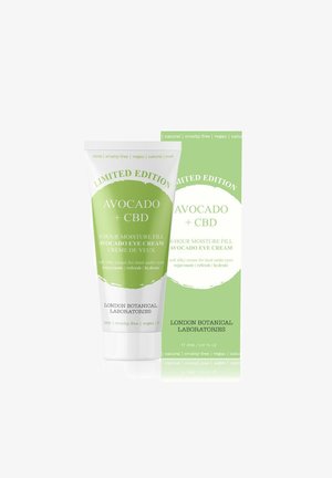 London Botanical Laboratories, LIMITED EDITION AVOCADO + CBD 8-HOUR MOISTURE FILL EYE CREAM 20ML, zielony