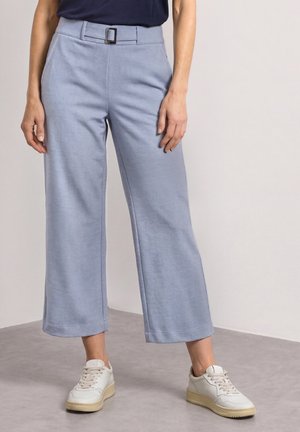 Street One HIGH WAIST CULOTTE MIT SCHNALLENDETAIL - A-lijn rok - whispery blue