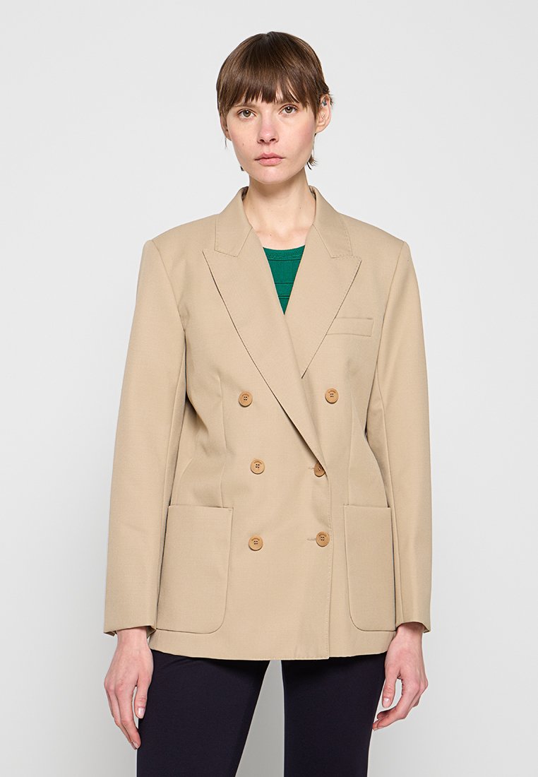 sandro Blazer zandkleur sandro Blazer zandkleur