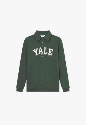 Les Deux, YALE COLLEGE UNISEX - Polo - duffel bag green/ivory