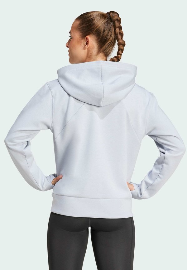 HOODED - Fleece jacket - halo silver3