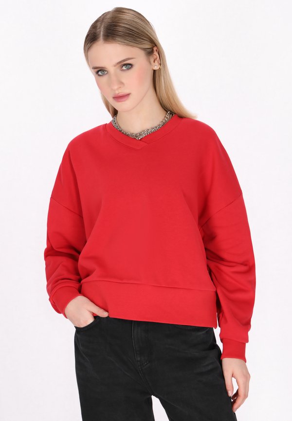 Sweatshirt - rood