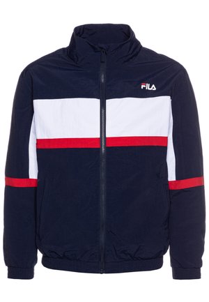 Fila, TOBIN - Giacca sportiva - black iris/bright white/true red