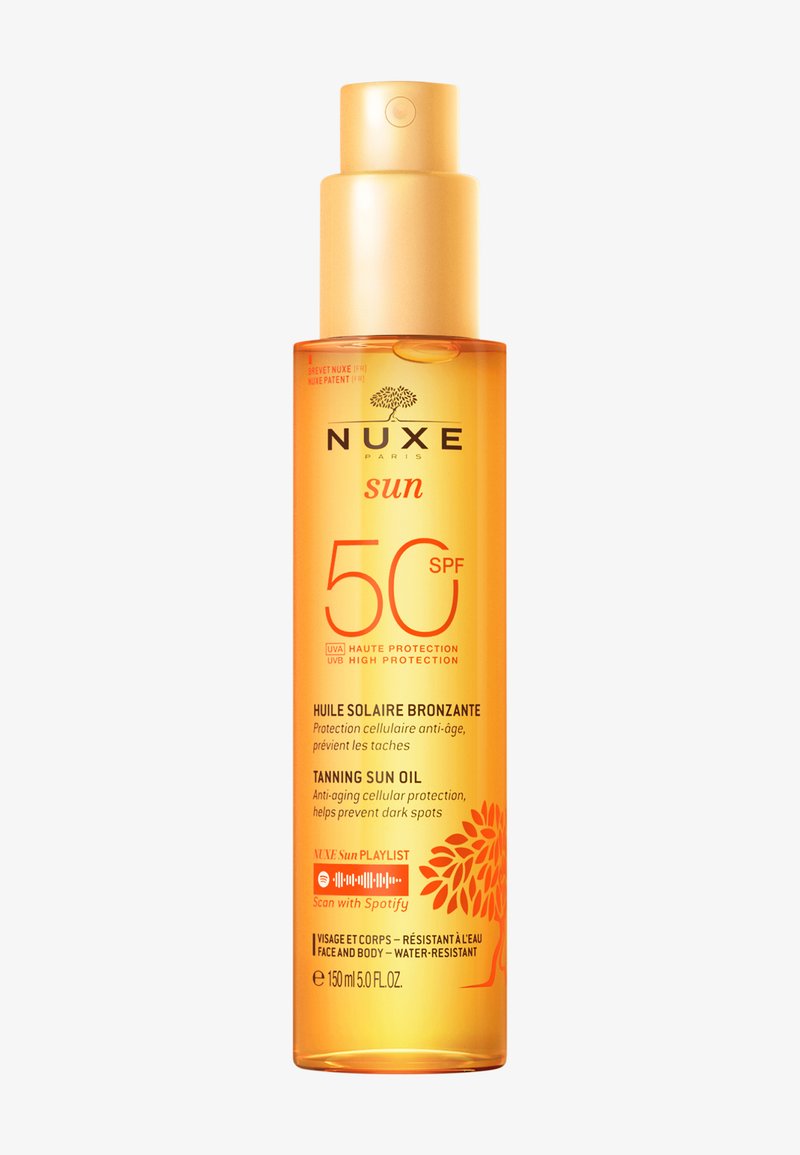 NUXE - TANNING SUN OIL HIGH PROTECTION SPF50 FACE AND BODY 150ML - Solskydd, Förstora