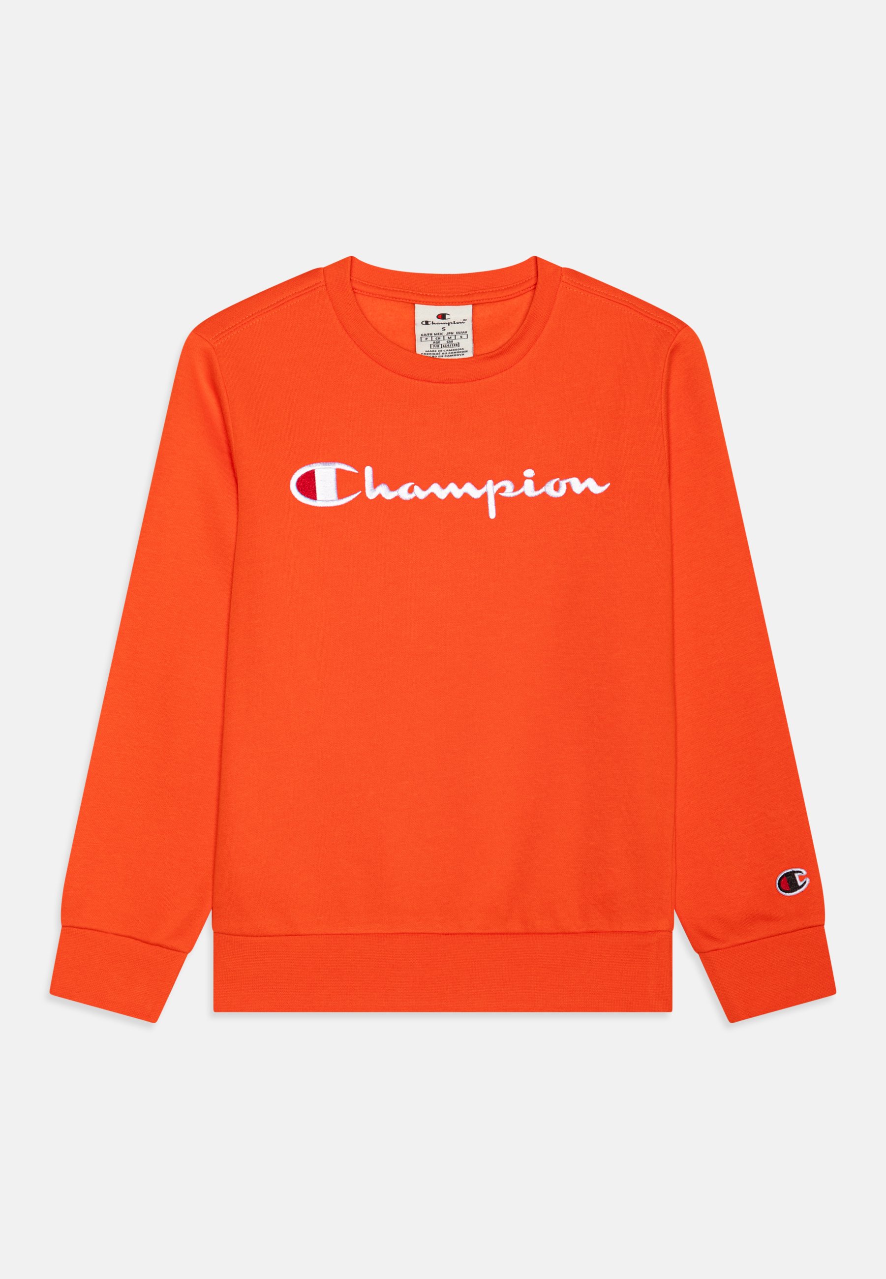 Crew Neck Champion Sweater Orange Is Champion Sweater Mens Large