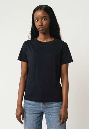 KHIRA - Basic T-shirt - navy