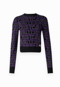 Just Cavalli Stickad tröja - purple