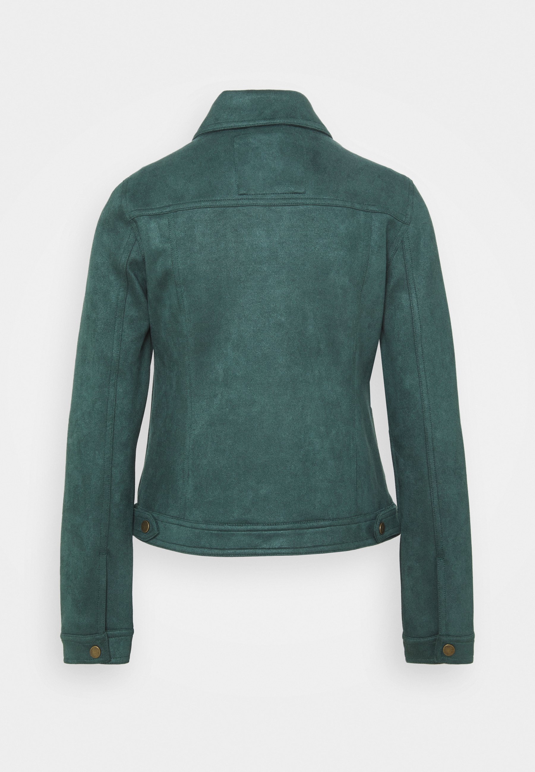 Springfield Chaqueta de cuero sintético - green/verde oscuro - Zalando.es