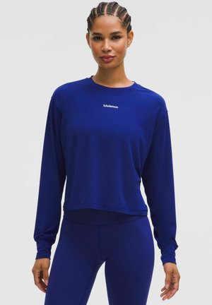 TRAINING LONG SLEEVE  - Hosszú ujjú felső - deep sea blue