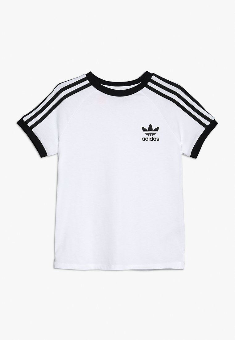 Originals STRIPES TEE - T-shirts print - white/black/hvid - Zalando.dk