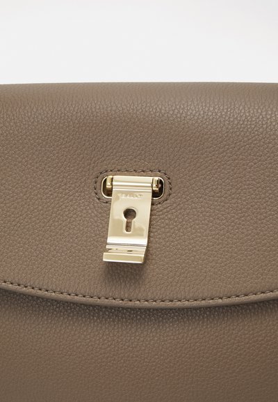 Bally LAYKA TOP HANDLE - Sac à main - deep sepia/gold-coloured