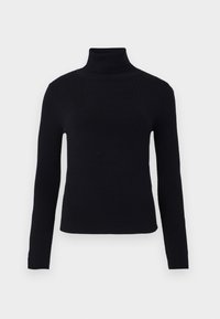 VIAMARIA ROLLNECK  - Strickpullover - black