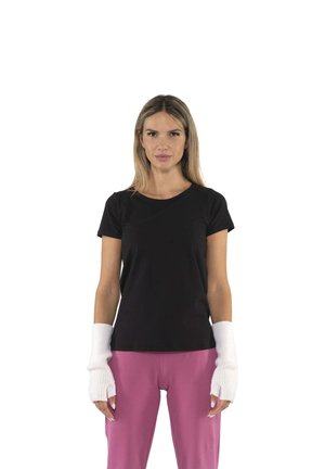 LEONE 1947, WOMAN SHORT SLEEVES NEVER WITHOUT - T-shirt basique - black