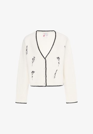 IZIA, IZIA CARDIGAN - Cardigan - offwhite