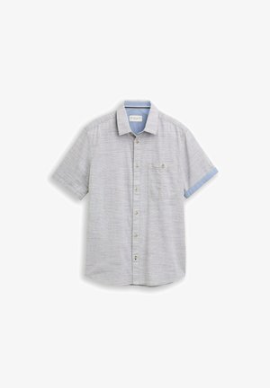 TOM TAILOR, Chemise - leaf green horizontal stripe