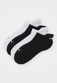 WOMEN SNEAKER 4 PACK - Chaussettes - black/white