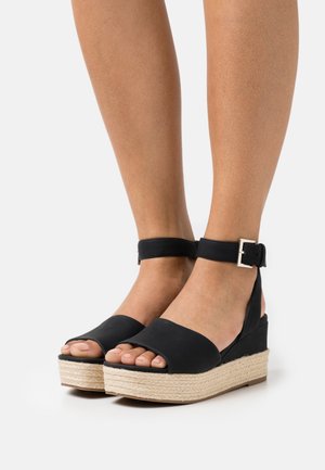 LILLIAN - Platform sandals - black