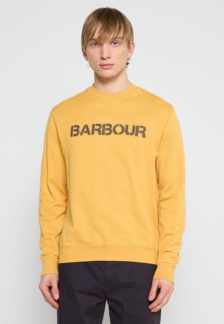 Barbour Sweater geel