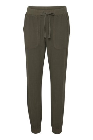 Kaffe KANAYA LENGHT - Tracksuit bottoms - grape leaf