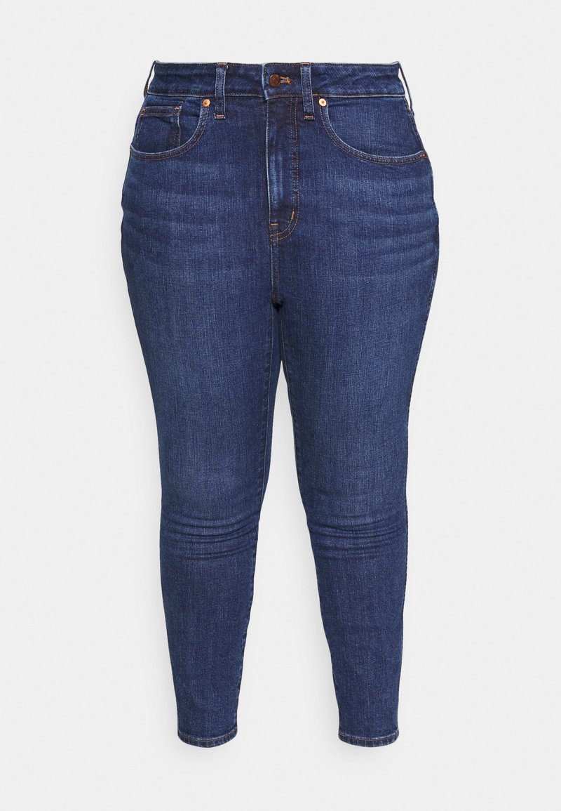 Madewell Jeans Skinny Fit donkerblauw denim