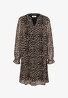 CRYUNA LS SHORT DRESS - Vestito casual - natrual animal spots