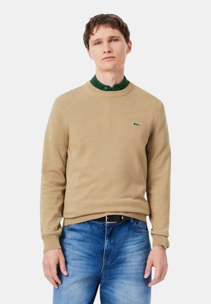 Lacoste, PULLOVER LACOSTE COL SIX - Jersey de punto - sand