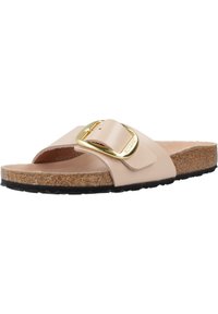 Birkenstock MADRID BIG BUCKLE NUE  - Pantolette flach - new beige