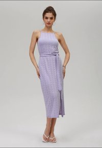 Even&Odd Vestido de malha - lavender