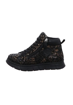 Lace-up ankle boots - schwarz