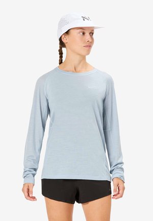 MERINO LONG SLEEVE - Langarmshirt - mittelblau