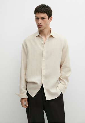 Massimo Dutti, Hemd - beige