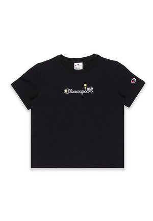 Print T-shirt - black