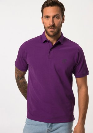 2 PACK, SEITENSCHLITZE, REGULAR FIT - Poloshirt - plum