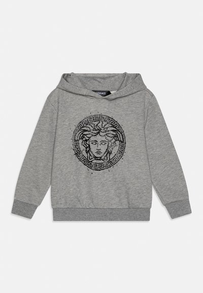 Versace BABY MELANGE MEDUSA SPLASH PRINT UNISEX - Pulover s kapuco - melange gray