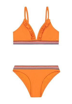 BLAKE SET RUFFLE - Bikini - orange sun