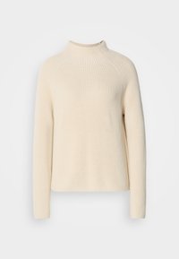 LONGSLEEVE STAND UP COLLAR - Camisola - chalky sand