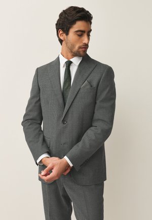 Next, REGULAR FIT - TAILORED CHECK - Blazere - grey