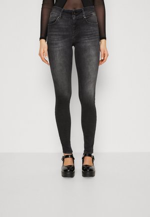 ONLY ONLBLUSH - Džínsy skinny fit - washed black
