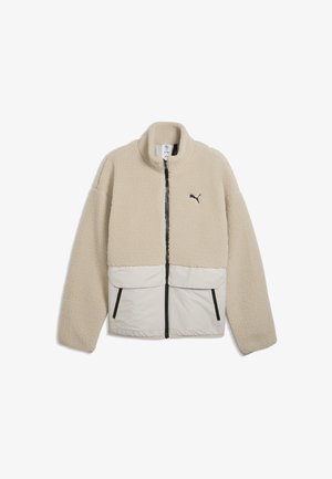 Puma HYBRID RE:FIBRE SHERPA JACKET M UNISEX - Fleecejacke - silver-coloured fog