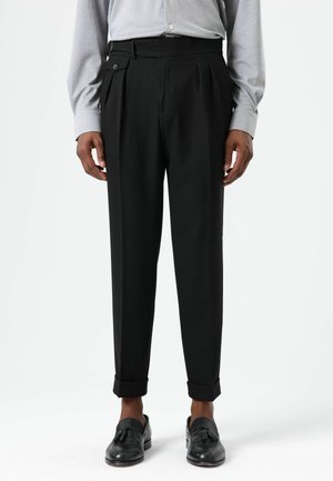 HIGH WAIST - Broek - black